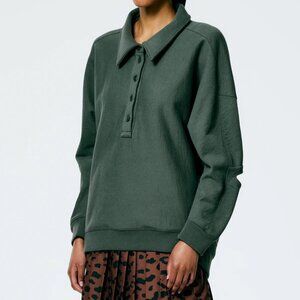 Tibi Cocoon Crewneck Sweatshirt - Polo